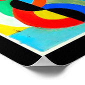 Poster Couleur de rythme par Robert Delaunay (Coin)