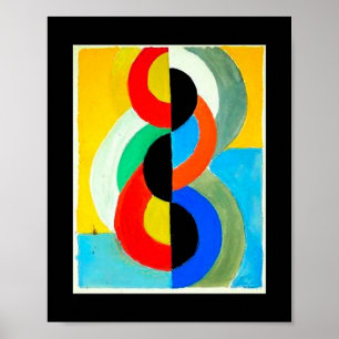 Poster Couleur de rythme par Robert Delaunay