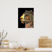 Poster Couleur de tigre (Cuisine)