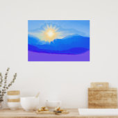 Poster Couleur d'eau (Cuisine)