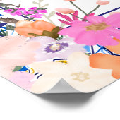 Poster Couleur d'eau bleu italien bienvenue à la nuptiale (Coin)