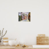 POSTER COULEUR D'EAU DU VILLAGE DE PÊCHE (Cuisine)