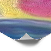 Poster Couleur dégradée, texture rugueuse arrière - plan. (Coin)