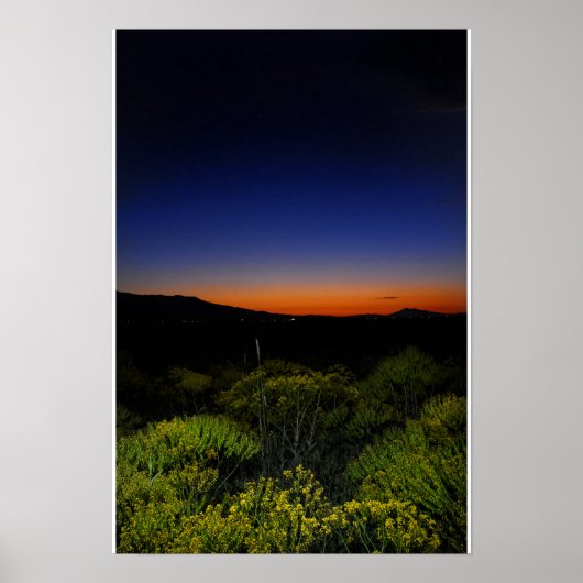 Poster Couleur du coucher de soleil (Devant)