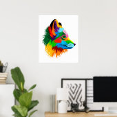 Poster Couleur du lobo (Bureau à domicile)