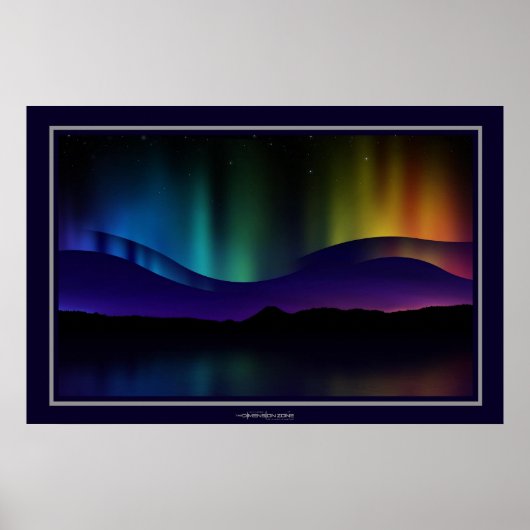 Poster Couleur du nord (Devant)