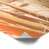 Poster Couleur Éclairage de fuite à Joshua Tree (Coin)