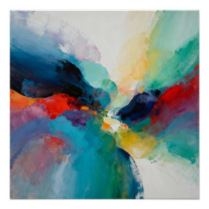 Poster Couleur éclatée
