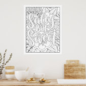 Poster Couleur elle-même Salé mais doux (Cuisine)