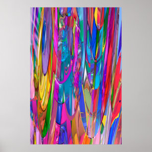 Poster Couleur en mouvement