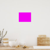 Poster couleur fuchsia / magenta (Cuisine)