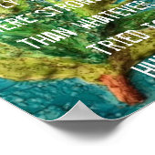 Poster couleur Inspirational Leaf - 8"x10" (Coin)