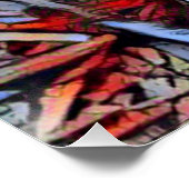 Poster couleur kick - porcelet (Coin)