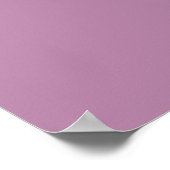 Poster couleur mauve (Coin)
