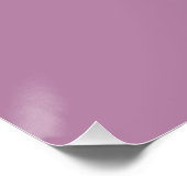 Poster couleur mauve (Coin)