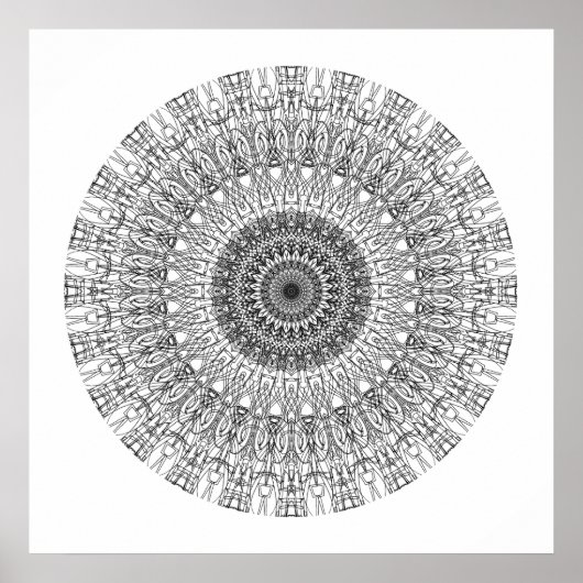 Poster Couleur moi dans Mandala 1 (Devant)