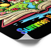 Poster Couleur Notre Monde Été 2025 Programme de Lecture (Coin)