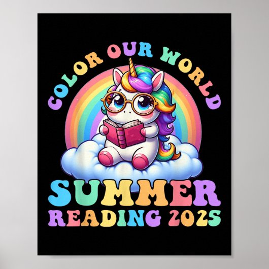 Poster Couleur Notre Monde Été 2025 Programme de lecture (Devant)