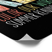 Poster Couleur Notre Monde Lecture Été 2025 (Coin)