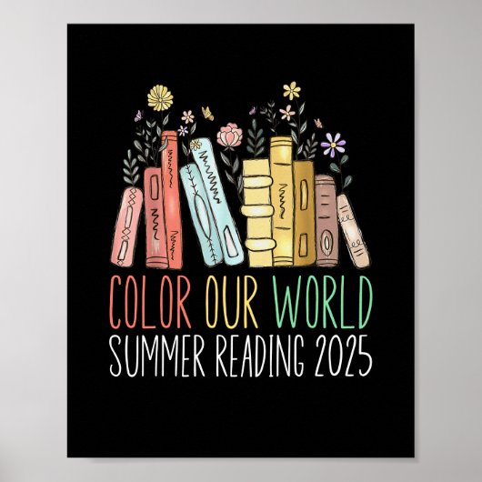 Poster Couleur Notre Monde Lecture Été 2025 (Devant)