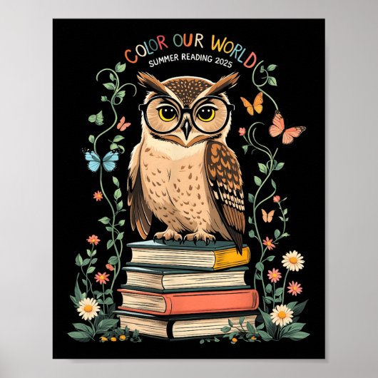 Poster Couleur Notre Programme Mondial de Lecture Été 202 (Devant)