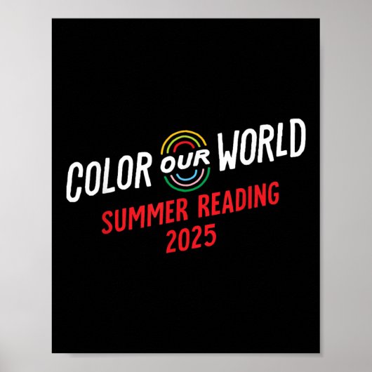 Poster Couleur Notre Programme Mondial de Lecture Été 202 (Devant)