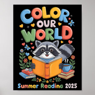 Poster Couleur Notre Programme Mondial de Lecture Été 202