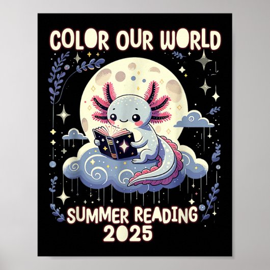 Poster Couleur Notre Programme Mondial de Lecture Été 202 (Devant)