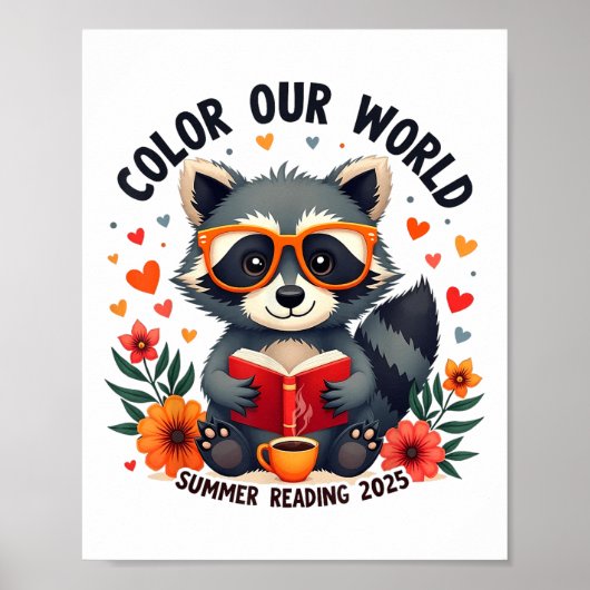 Poster Couleur Notre Programme Mondial de Lecture Été 202 (Devant)
