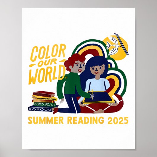 Poster Couleur Notre Programme Mondial de Lecture Été 202 (Devant)