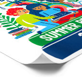 Poster Couleur Notre Programme Mondial de Lecture Été 202 (Coin)