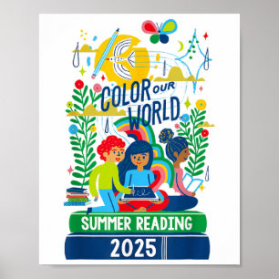 Poster Couleur Notre Programme Mondial de Lecture Été 202