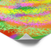 Poster Couleur partout Art numérique Abstrait (Coin)