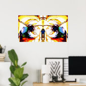 Poster Couleur solaire (Bureau à domicile)