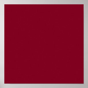Poster Couleur solide bordeaux