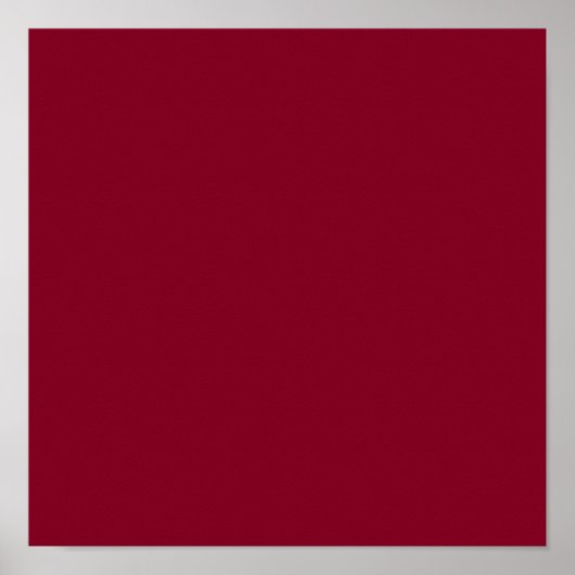 Poster Couleur solide bordeaux (Devant)