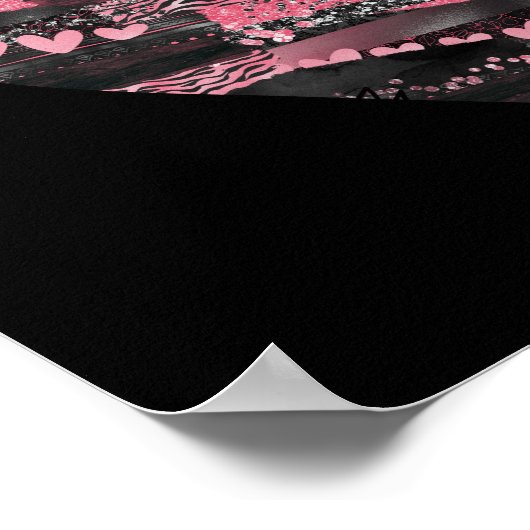 Poster Couleur solide des yeux Pitbull (Coin)