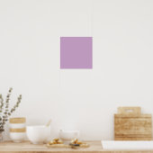 Poster Couleur solide Lilac (Cuisine)