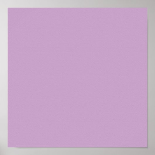 Poster Couleur solide Lilac (Devant)