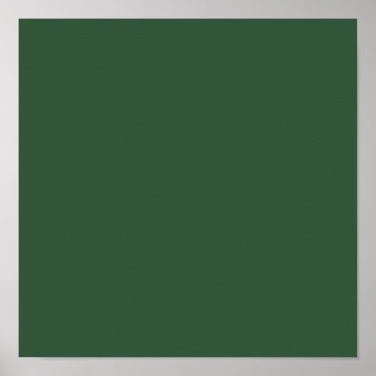 Poster Couleur solide vert émeraude foncé (Devant)