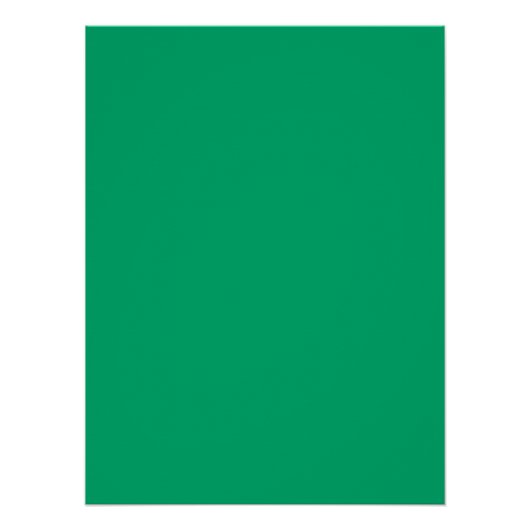 Poster couleur vert brillant Crayon (Devant)