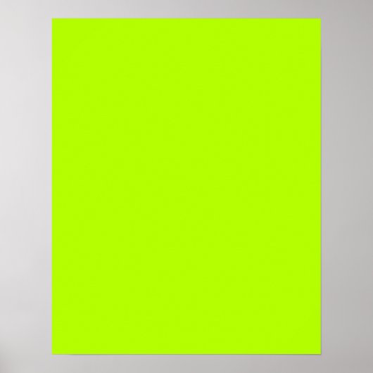 Poster Couleur verte de chaux électrique prête à Customis (Devant)