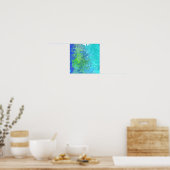 Poster Couleur Yell abstrait 88,8 (Cuisine)