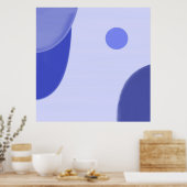 Poster couleurs acryliques d'art abstrait (Cuisine)