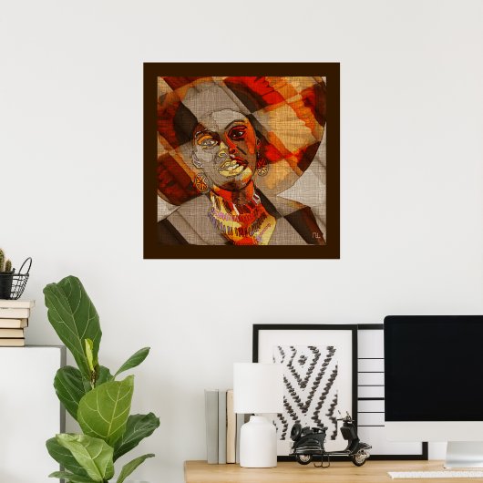 Poster Couleurs africaines (Bureau à domicile)