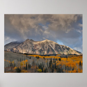 Poster Couleurs automnales d'Aspens, col Keebler