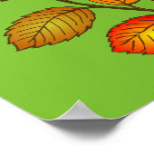 Poster Couleurs automne Maple Thanksgiving Cornucopia (Coin)