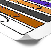 Poster Couleurs avec des crayons de couleur (Coin)