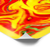 Poster Couleurs chaudes Art Motif. Acheter maintenant (Coin)