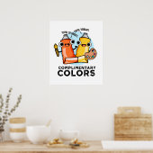 Poster Couleurs Compliables Funny Paint Pun (Cuisine)